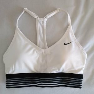 White Nike Sports Bra
